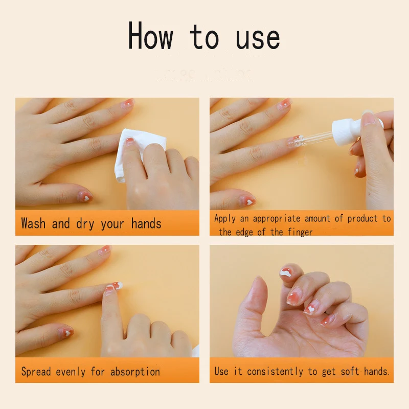 زيت حافة الإصبع، إصلاح البشرة، زيت نباتي للعناية بالأصابع، زيت مغذي للأظافر