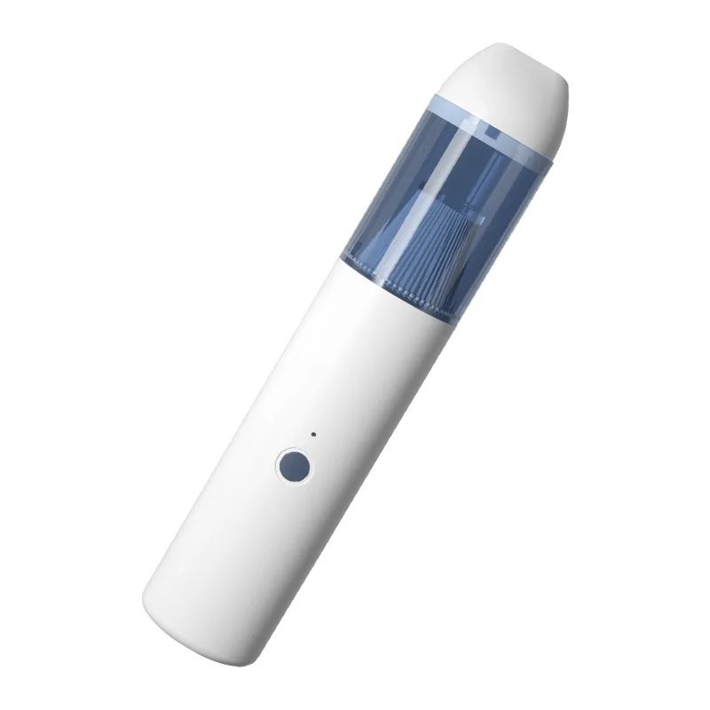 مكنسة كهربائية جديدة صغيرة محمولة باليد للشحن اللاسلكي للسيارة لسطح المكتب المنزلي