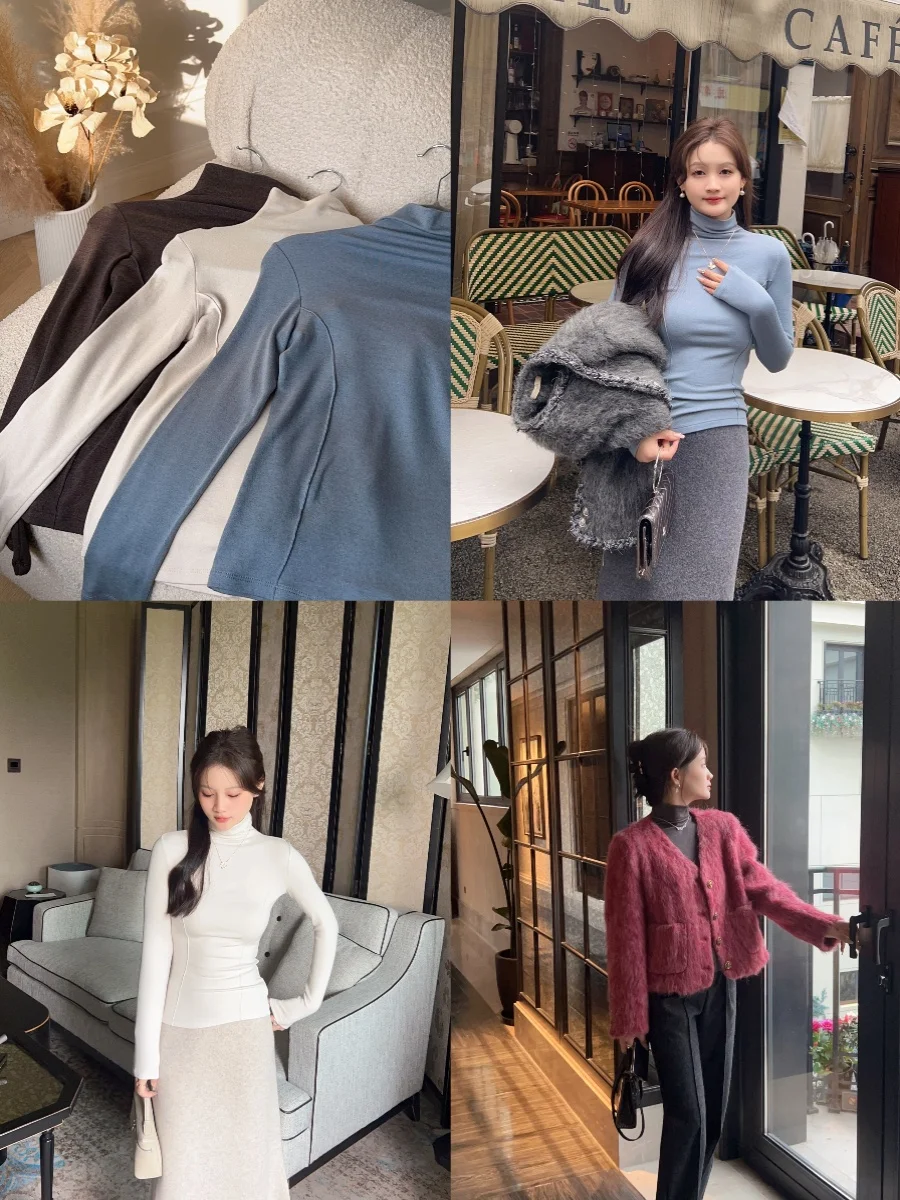 

Comfortable Constant Temperature Protein T-irt Women's Commute Sle Long Sve round Ne Regular Length Autumn Season