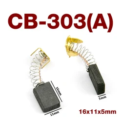 Piezas de CB-303A de cepillo de carbón para Makita, piezas para 5806B, 5703R, 9404, 9403, 9015B, 9016B, 5017RKB, 5603R, 5604R, 5704R, 4101RH, 4131, 4107F, 5704RK, CB303