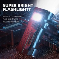 X609 flashlight 12000Lm The most powerful LED flashlight rechargeable flashlight tactical light long gun light camping