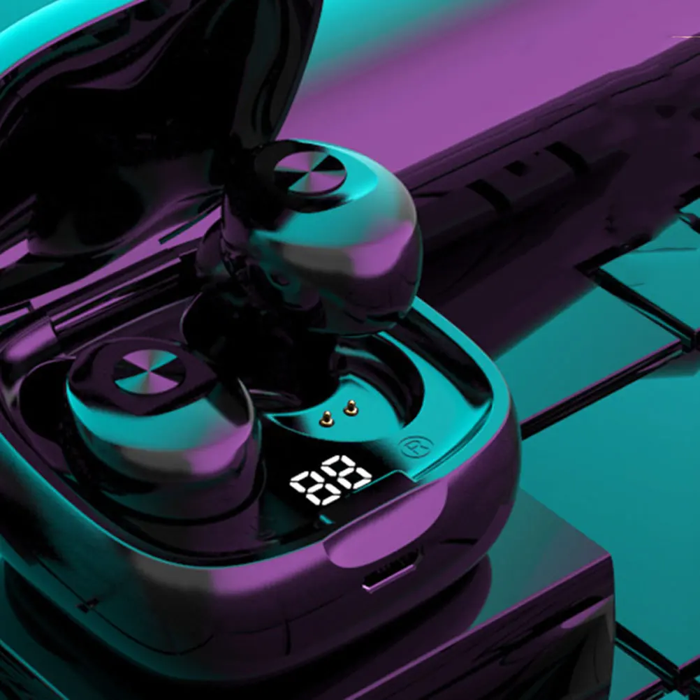 

1Pair Earphones Xg8 Wireless Earbuds Lightweight Ergonomic Design Noise Reduction Microphone Dual Use Individual