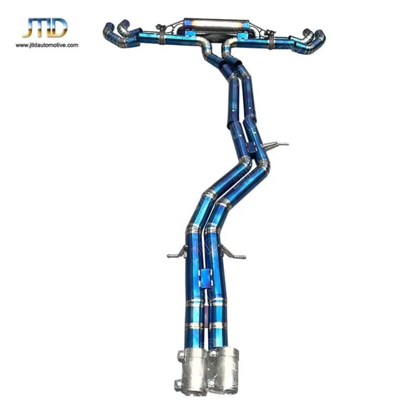 

Performance Titanium Valvetronic Exhaust Catback System For Audi Rs Q8 Rsq8 Sq8 Sq7 4.0 Exhaust No Tips