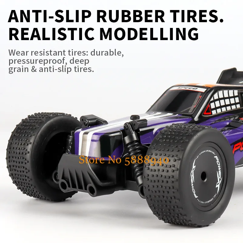 High Speed MINI Remote Control Truck Model 20KM/H 4WD Strong Power Simulation RC Racing Car Parent-Child Interaction Kids Toy