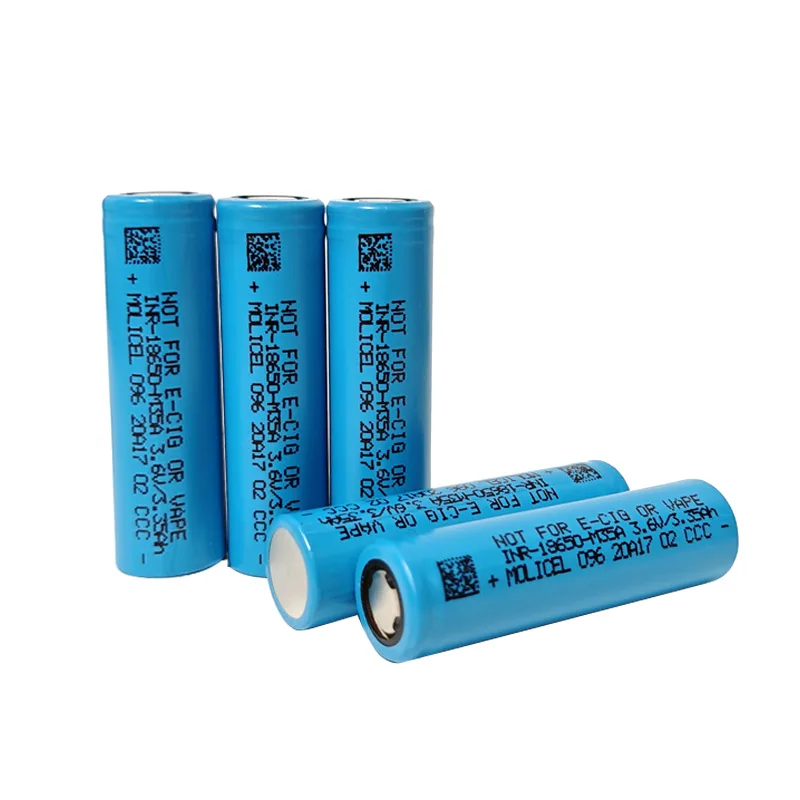Batteria originale Molicel M35A INR 18650 3500mAh batterie ricaricabili agli ioni di litio ad alta capacità 10A 3.7V per giocattoli torcia elettrica