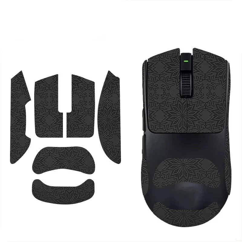 For Razer Viper V4 Pro 2026 Wireless Mouse Lizard Skin Grip Tape Skates Handmade Anti-Slip Stickers