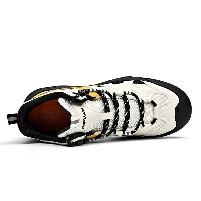 Zapatos de montaña transpirables para mujer, botas de senderismo para actividades al aire libre, zapatos de senderismo para hombre, botas de caña alta unisex, impermeables, nuevos.