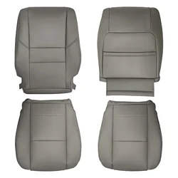 4Pcs Gray Driver&Passenger Bottom & Top Seat Cover For Toyota Sequoia 2000-2007