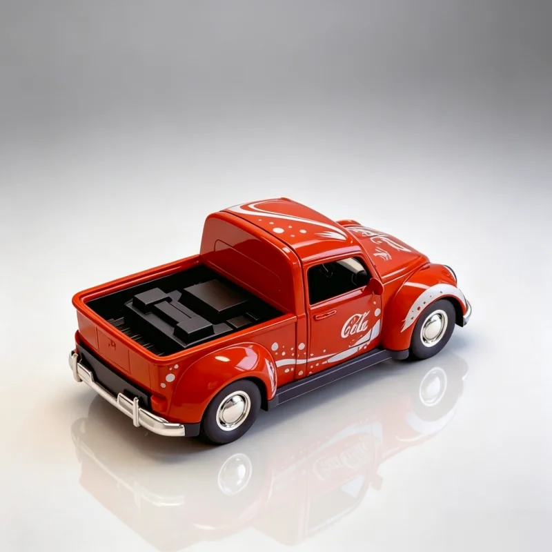 1:36 Retro Beetle Pickup Alloy Car Model, Die-Cast Toy Car, Can Open Door Reverse Car, Suitable for Collecting and Gifting image 6