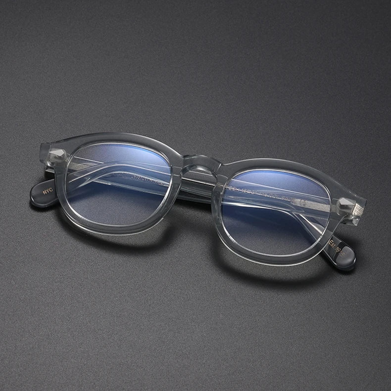 Johnny Depp Anti Blaues Licht Brillen Männer Lemtosh Gläser Frauen Computer Brille Luxus Marke Vintage Acetat Rahmen – Detail 19