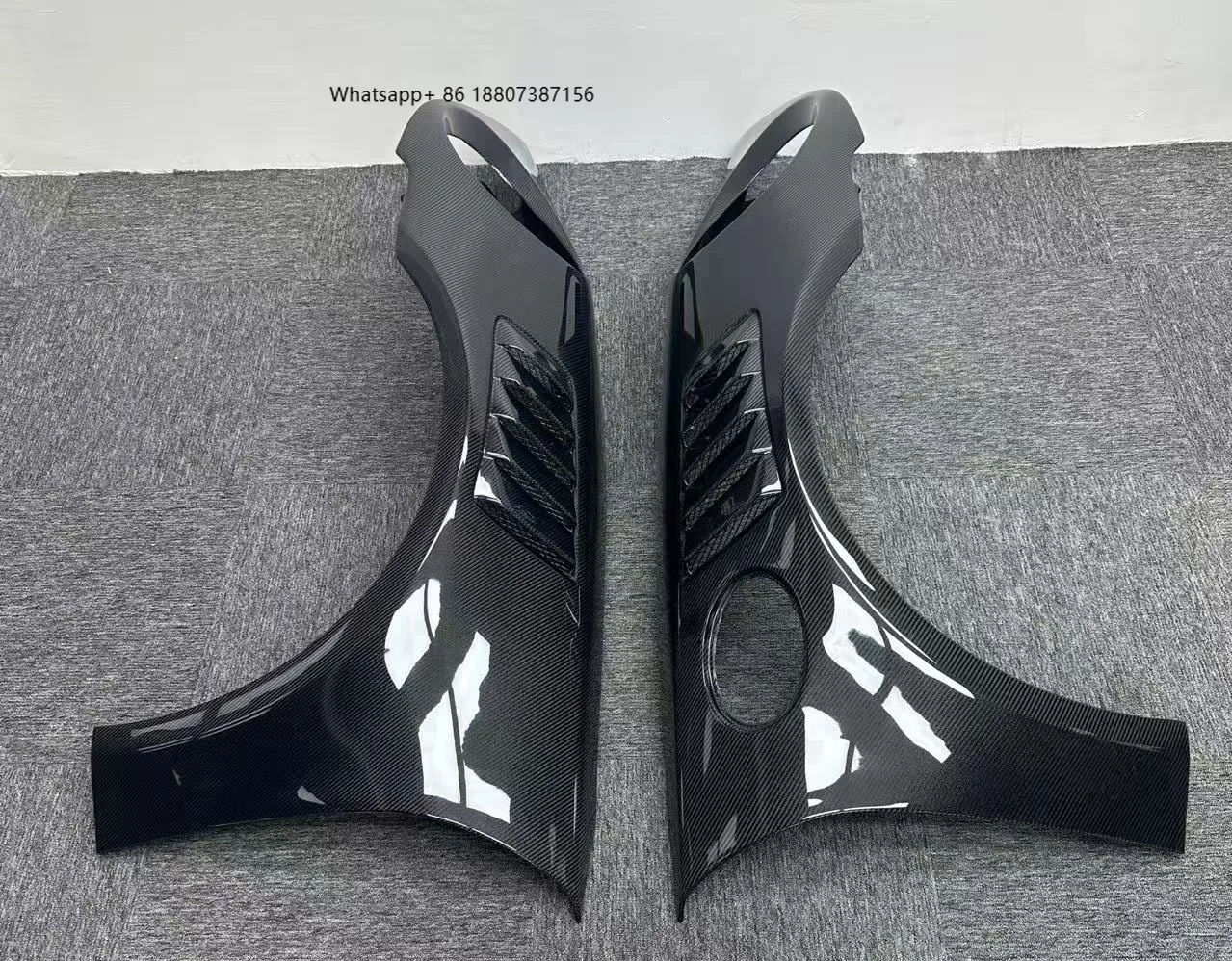 

ForPorsche 911 992 Bumper Ventilated Front Carbon Fiber Louver Window RS Style Upgrade-Bolt-On Universal Fitment