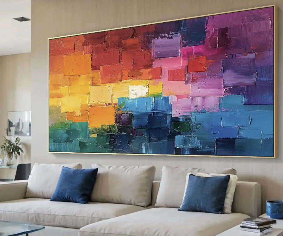 Impresión en Lienzo Abstracta - Painting Knife Palette reseña y precio