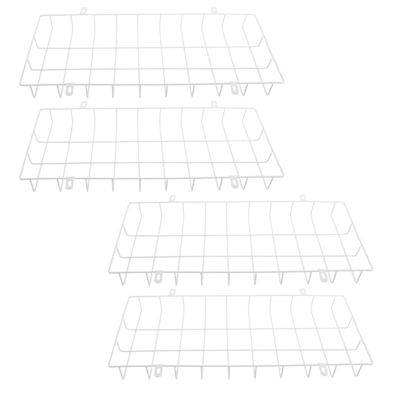 

Комплект из 4 защитных ограждений для аварийных светильников: металлические сетчатые экраны с высокой светопропускной способностью, настенные, быстромонтируемые