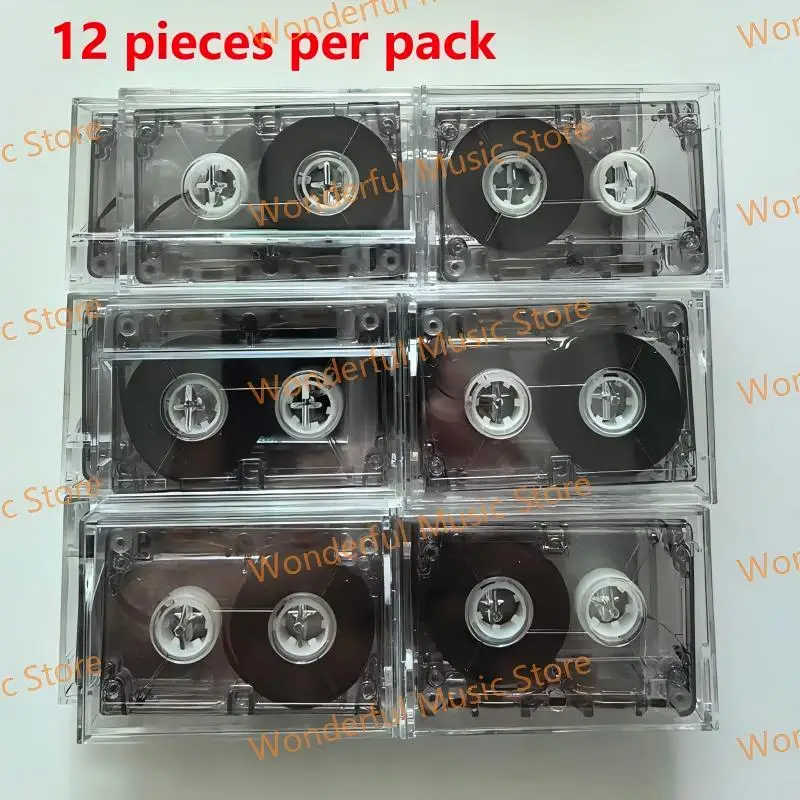 Interview equipment dedicated small recording cassette with blank tape, 40-55 minute cassette, 5 * 3.4cm micro tape