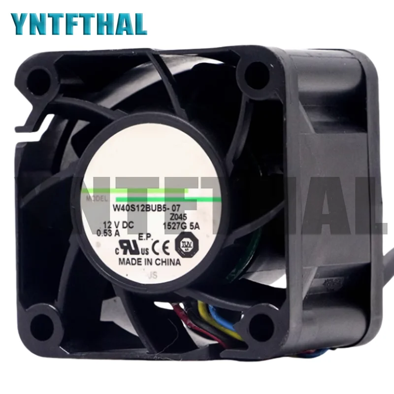 New W40S12BUB5-07 12V 0.53A  4-Wire Cooling Fan