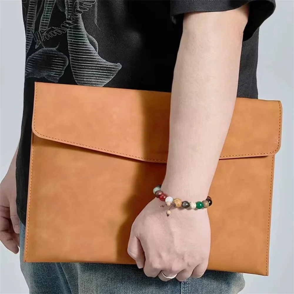 Сумка для документов формата А4, стильный водонепроницаемый органайзер, сумка для хранения файлов, многофункциональная папка из искусственной кожи для дома, школы, работы