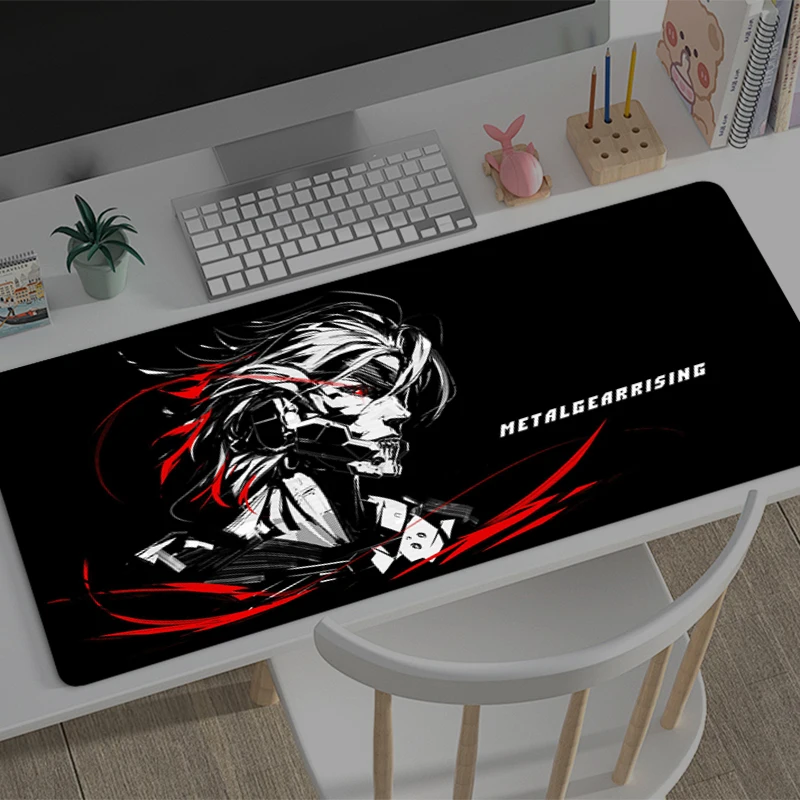 Gaming Mouse Pad White Demon R-raiden Jack Office Carpet Mouse Mats Gamer Desk Accessories Computer Table Pads PC Anime Mousepad