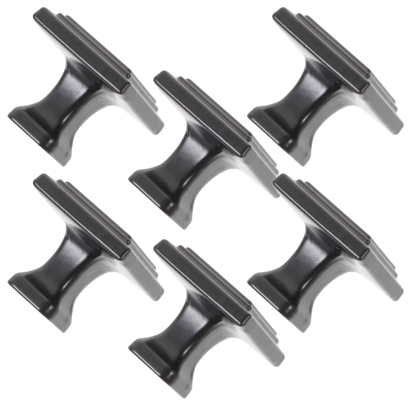 

6Pcs Matte Black Square Cabinet Knobs Aluminum Alloy for Kitchen Drawers Cabinets Dressers Modern Hardware Square Cabinet Knobs