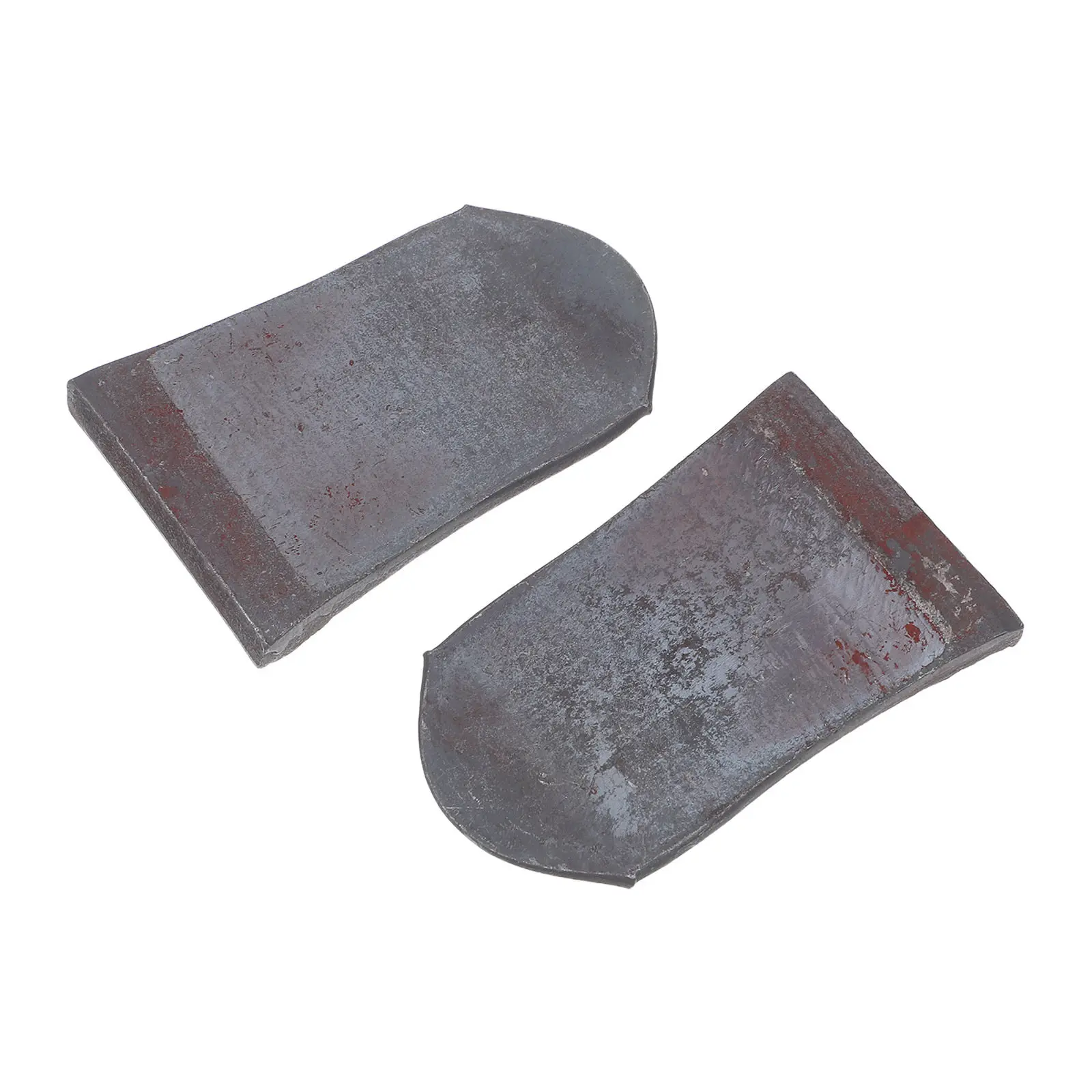 2Pcs Hoe Head Fixing Blocks Iron Wedges for Hoe Handle Replacement Farm Tool Repair Insert Prevent Loosen Slipping Garden Field