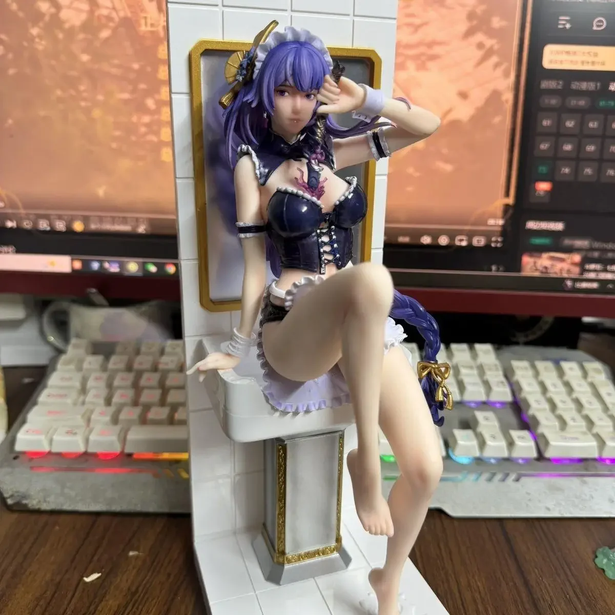 

Genshin Impact Raiden Shogun Bathroom Ver. 30CM GK Resin Figure 18+ Anime Sexy Bishoujo Resin/PVC/ABS Figure (Model Ornament)