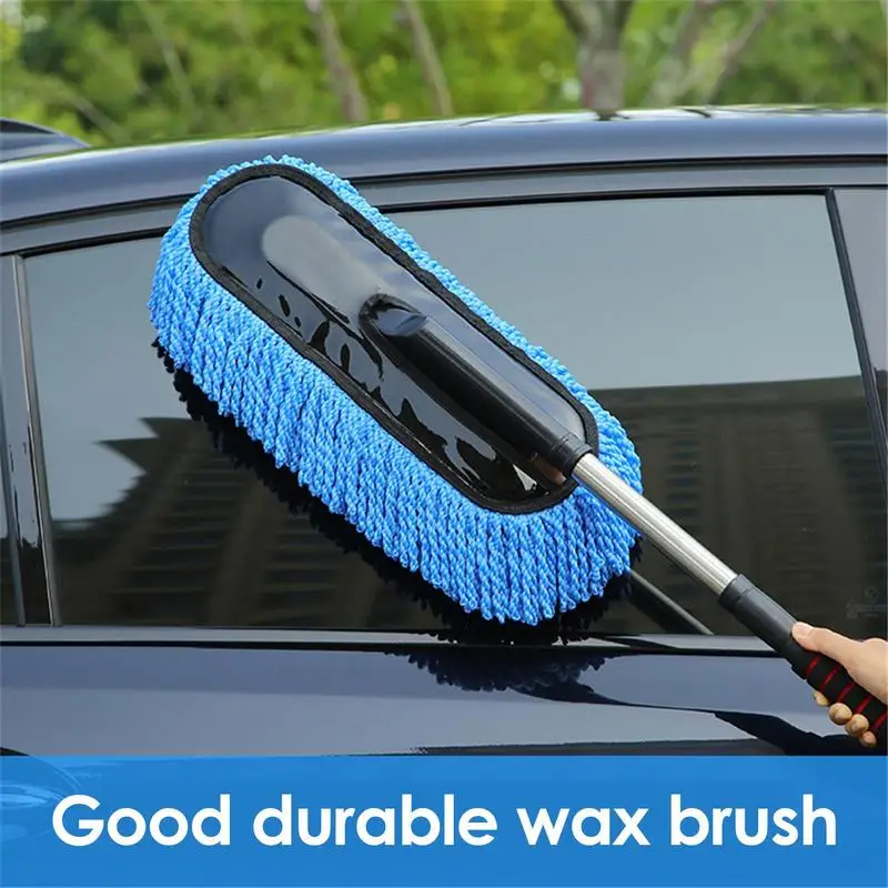 

Microfiber Car Wash Brush Mop Kit, Mitt Sponge With Long Handle Car Cleaning Supplies Kit Duster Washing Car Tools Accessories