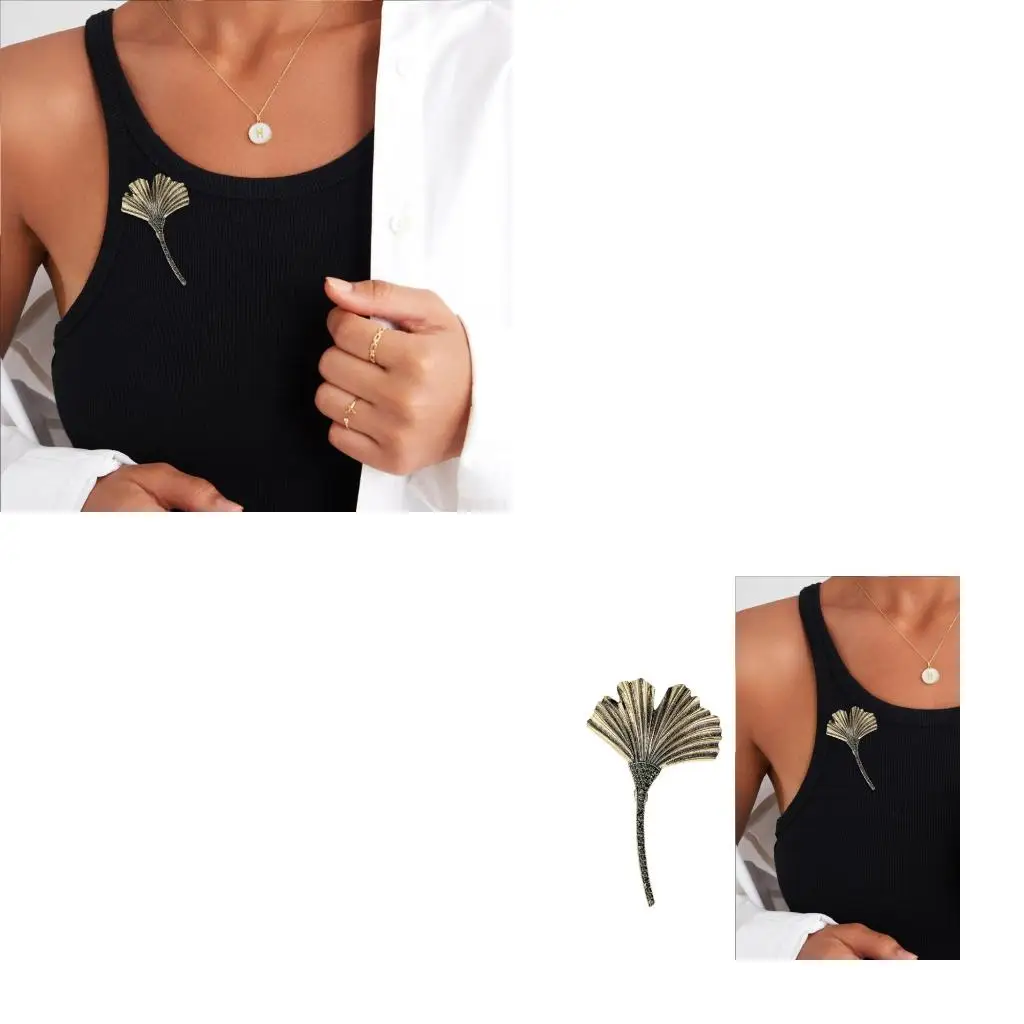 Fashion Brooch Beautiful Shaped Pattern Corsage Comfortable Wear for Modern Women Everyday