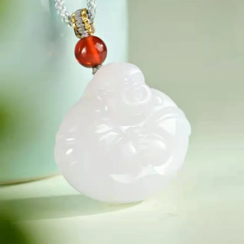 Natural Hetian Jade Baby Buddha Pendant Women's Transshipment To Ensure Safety