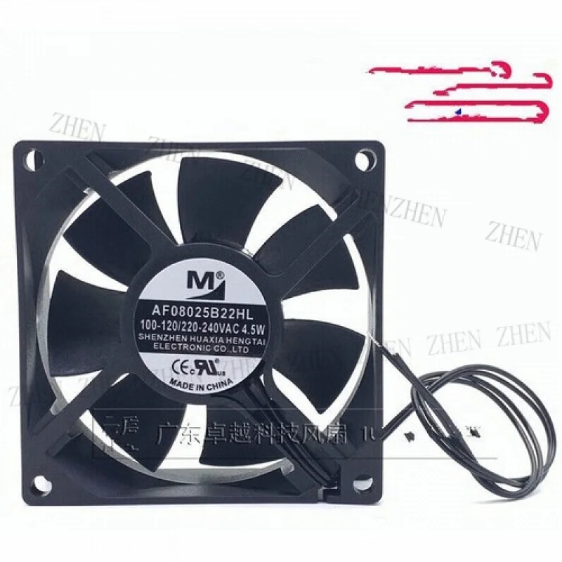 Y 1 Pc. New AF08025B22HL  AC 110/220V 4.5W 8025 8CM dual voltage EC fan