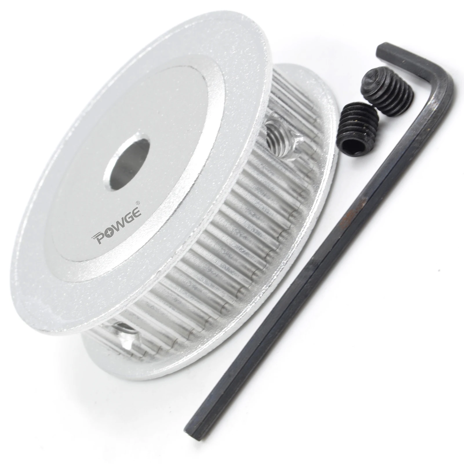 POWGE 24 الأسنان HTD 3M توقيت بكرة تتحمل 5/6/6.35/7/8/10/12 مللي متر للعرض 10 مللي متر 3M متزامن حزام HTD3M بكرة حزام 24 الأسنان 24T #4