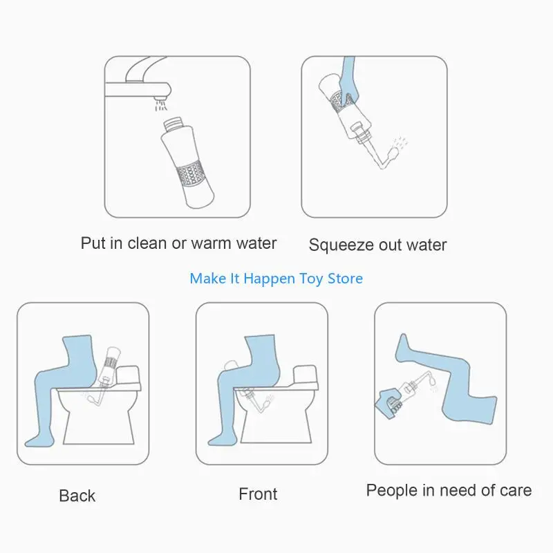 28EC 500ml 휴대용 여행 휴대용 비데 분무기 개인 청소기 위생병