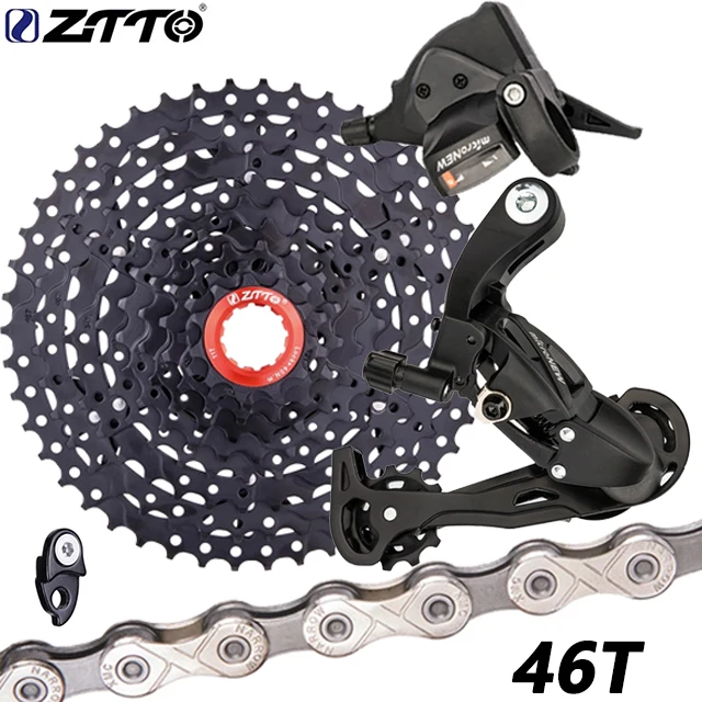 Ztto mtb 9 velocidades groupset 1x9 shifter alavanca desviador