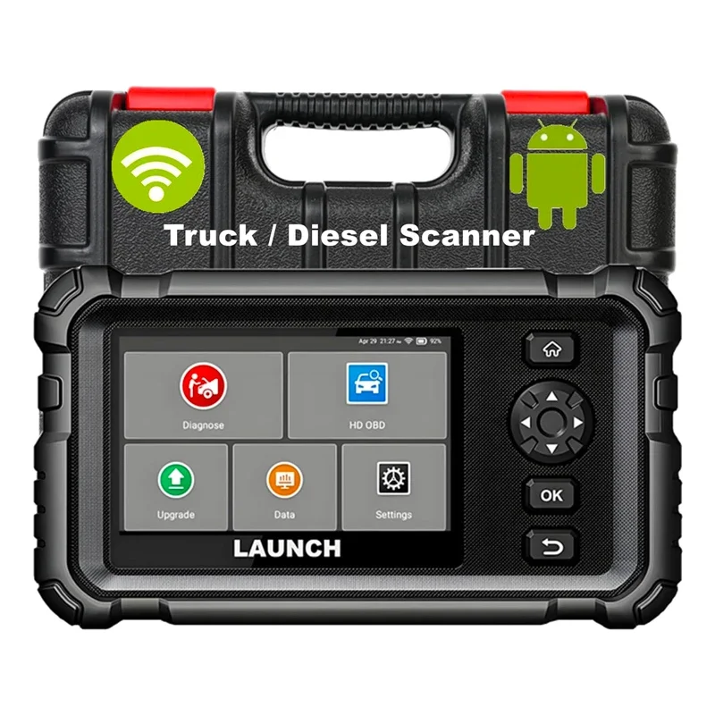 LAUNCH CRP129 HD OBD2 Scanner Full System Truck Diagnostic Tool Commercial Vehicles Heavy Duty Trucks Diesel Code Reader English