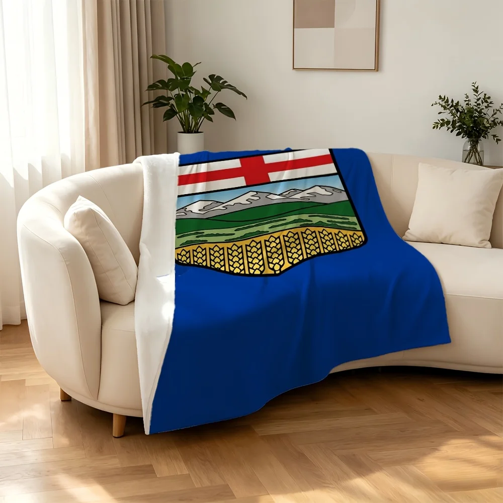 Scandinavian Flag Blanket Tapestry 150x200cm Wall Hanging Nordic Cross Mountain Landscape Throw Decoration Gift Home Decor