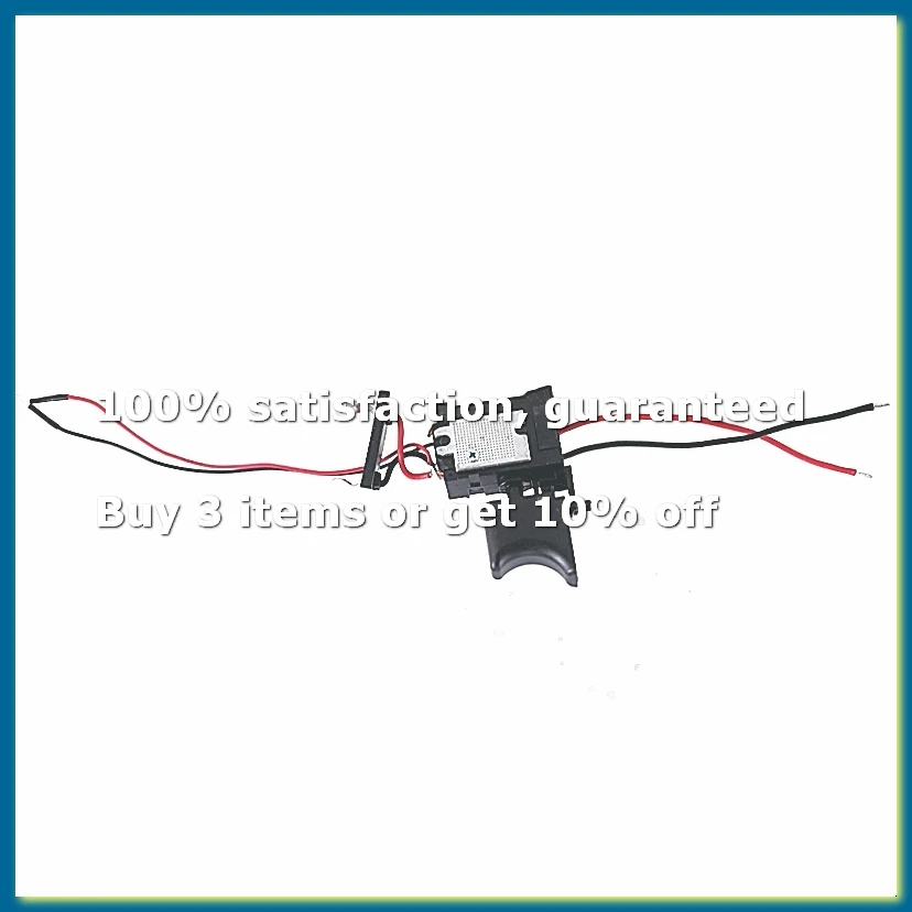 7.2V- 24V Drill Speed Controller Drill Switch Lithium Battery Cordless Drill Speed Control Trigger Switch with Light