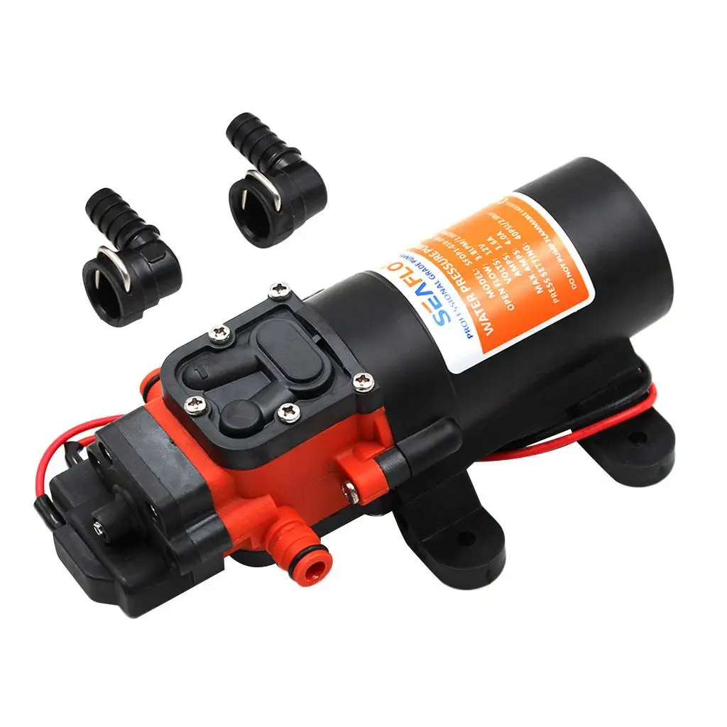 

RV Pressure Pump 12V 40 PSI Efficient Diaphragm Water Pump Boat Marine Tank for Caravan Agriculture Applications