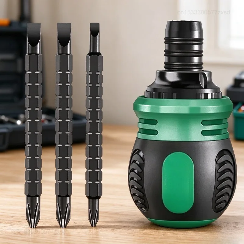 BAOLIAN 12 in 1 Ratchet Screwdriver Set Multifunctional Adjustable Inner Cross Shaped Triangular Plum Blossom Shaped Screwdriv
