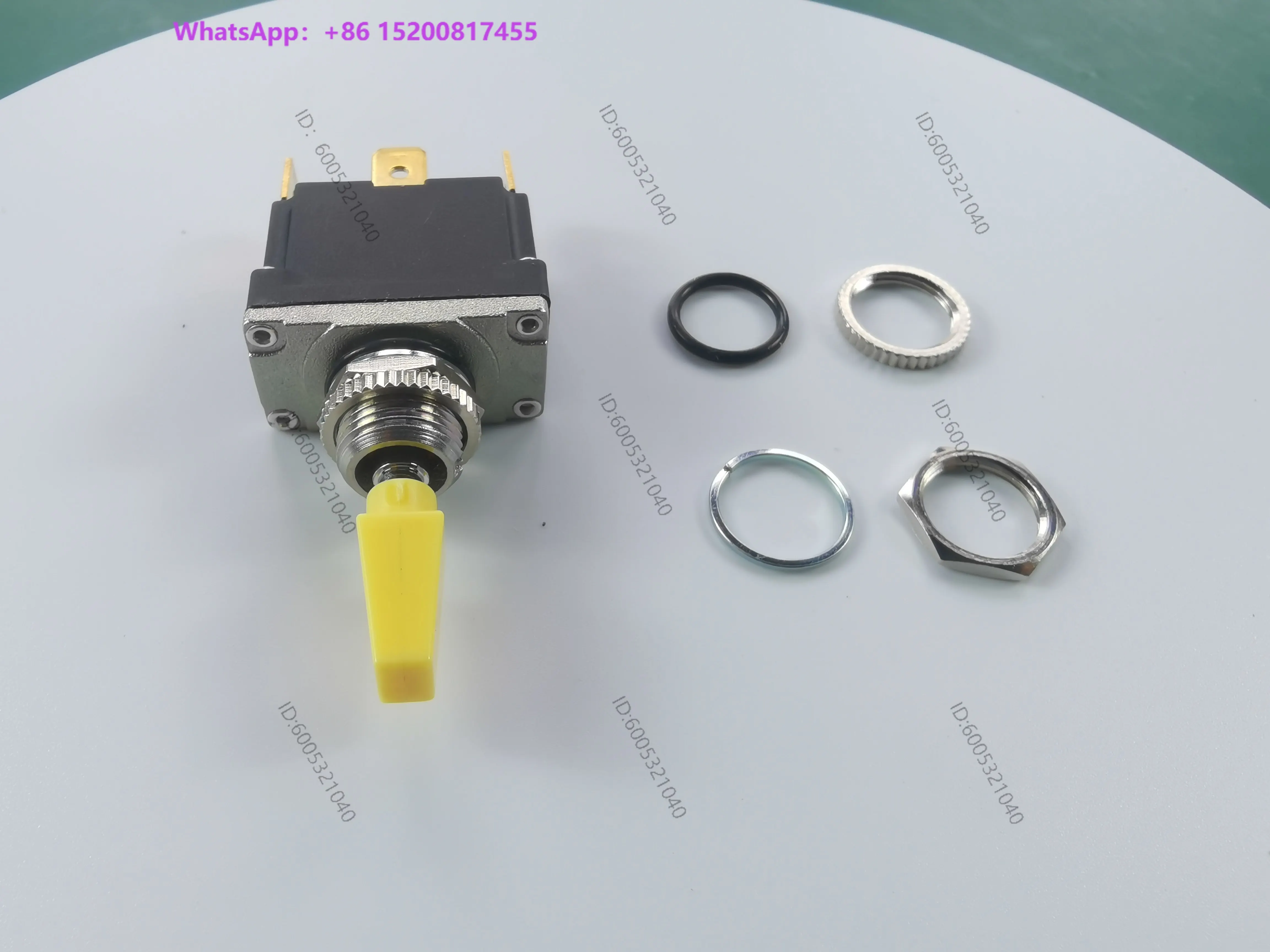 2PCS  JL/G 4360328 Domestic, three-speed three-pin yellow-shank insert type self-resetting button switch