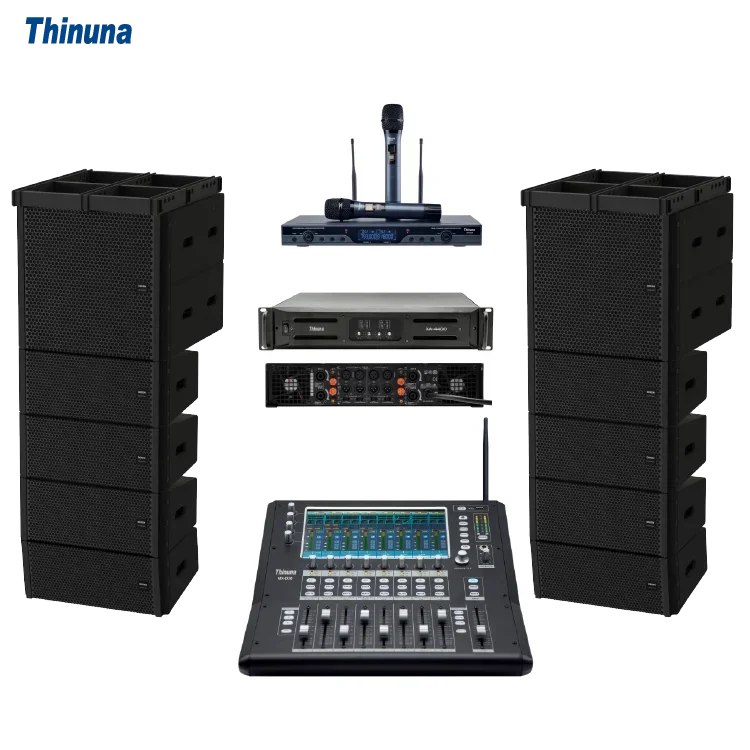 

SHOW L210 professional speaker audio system dual 10 inch 3 unit 2 way inverting passive line array speaker