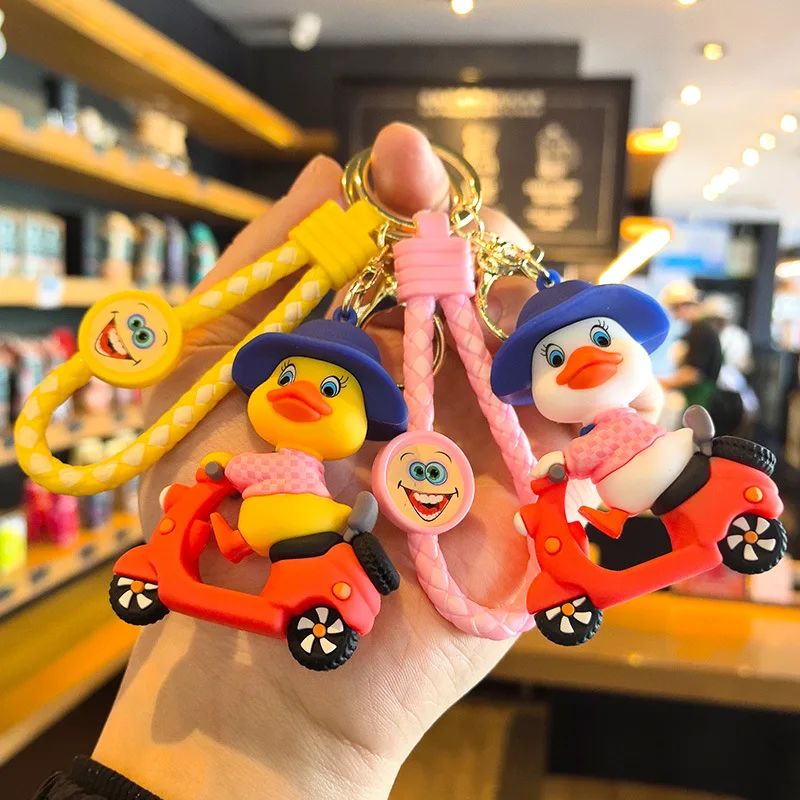 

Little Duck Keychain Duck Cartoon Cute Couple Personalized Gifts Y2k Fashion Toys Anime Boyfriend Doll Machine Student Gift Gift