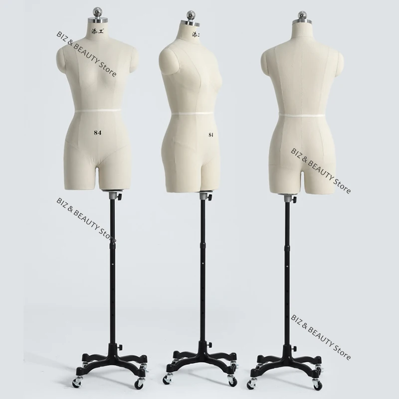 

Can Pin Linen Cover Body Female Mannequins with Legs for Clothing Design Bust Sewing Tailor Dress Display Stand FYMQ
