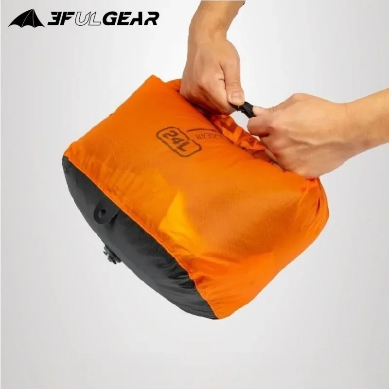 3F UL GEAR 12L 24L 36L حقيبة مقاومة للماء مع صمام الهواء العادم الانجراف حقيبة سباحة أكياس تخزين السفر معدات التخييم في الهواء الطلق