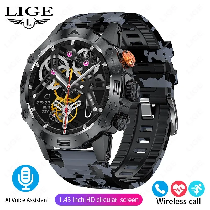 LIGE Smart Watch with 1.83-Inch Display
