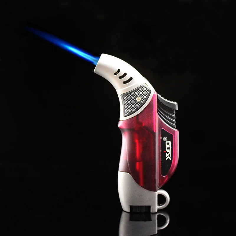 

Spray Gun Single Direct Flush Windproof Inflatable Jet Lighter Visible Window Large Capacity Direct Flush Lighter Cigar Lighter