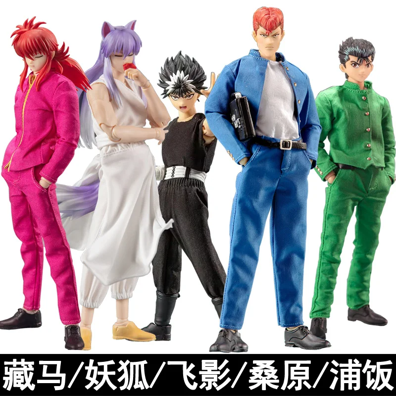 

GT Dasin Model YuYu Hakusho Yusuke Urameshi Yoko Kurama Jaganshi Hiei Kazuma Kuwabara Action Figure Collection Toys Gifts