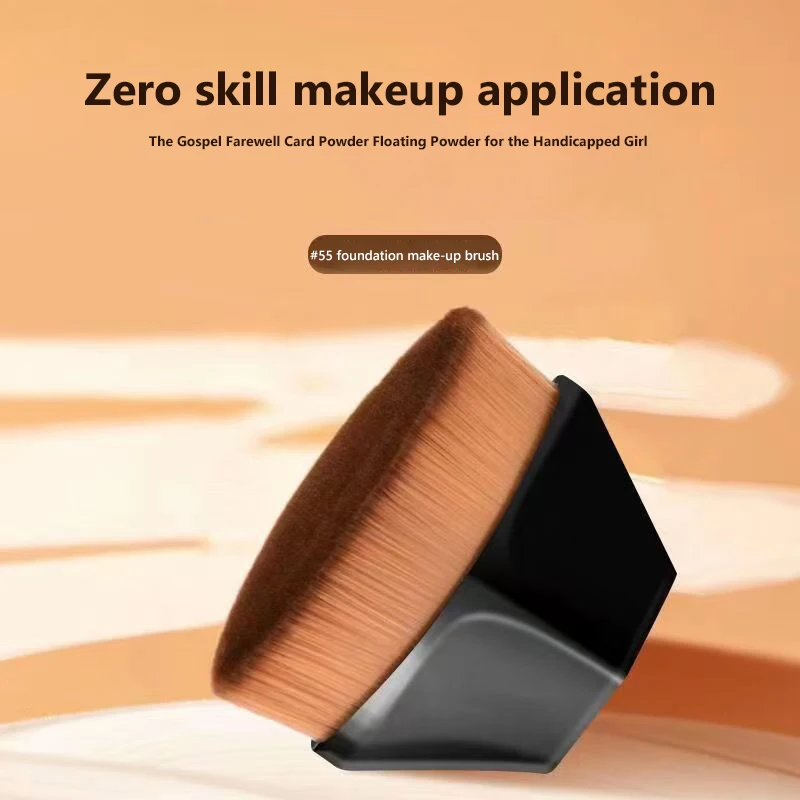 Nieuwe Magische Make-up Borstel Vloeibare Foundation BB Cream Geen Sporen Zacht Hoge Dichtheid Vezelhaar Gemakkelijk mee te nemen Schoonheidstools voor meisjes 2025