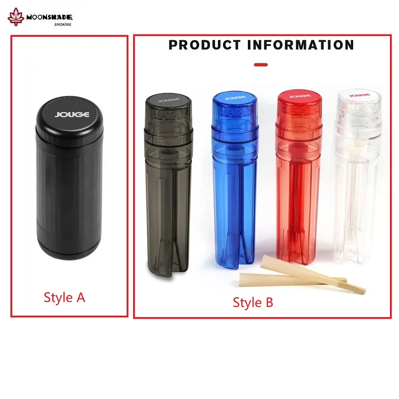 MOONSHADE Large Capacity Automatic Grinder Tobacco Filling Machine Rechargeable  Shaker Crusher Smoking Accessories Men Gadgets