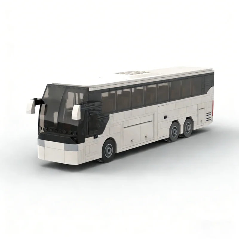 829pcs MOC Xtra High Deck Triple Axle Bus City Traffic Model Kerstcadeaus Bouwspeelgoed blokken Constructie creatief DIY idee