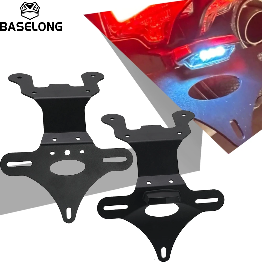 

Motorcycle License Plate Bracket Tail Tidy Fender Eliminator Number Holder For Honda XL750 Transalp 750 2022-2023-2024-2025-2026