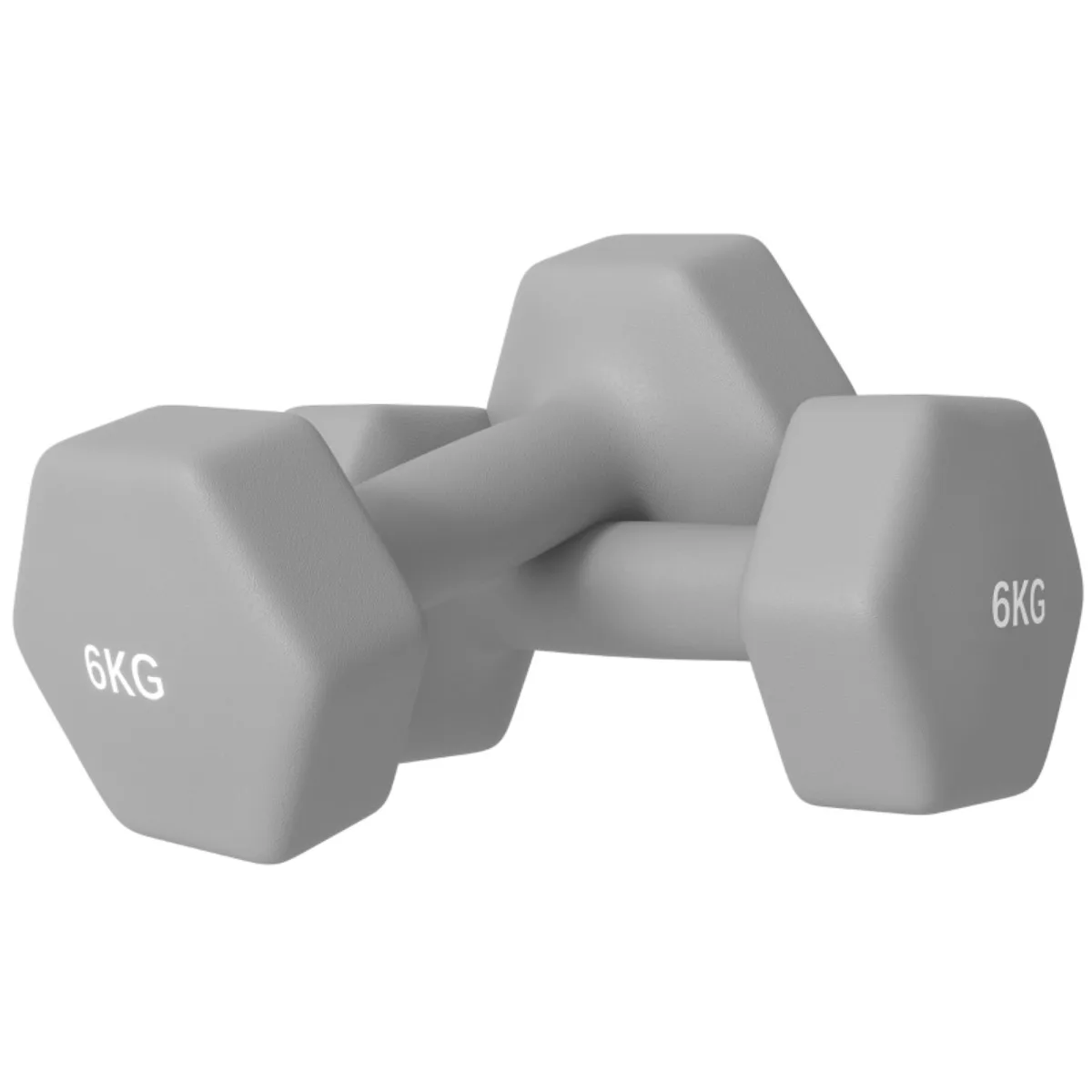 Obrázek 3: 2×6kg činka set: šestiúhelníkový design, floor-friendly, protiskluzový