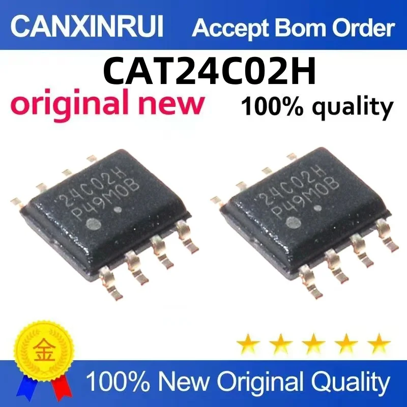 (10-300piezas)Brand new stock 24C02H CAT24C02H SOP-8 One starting shot can be shot directly